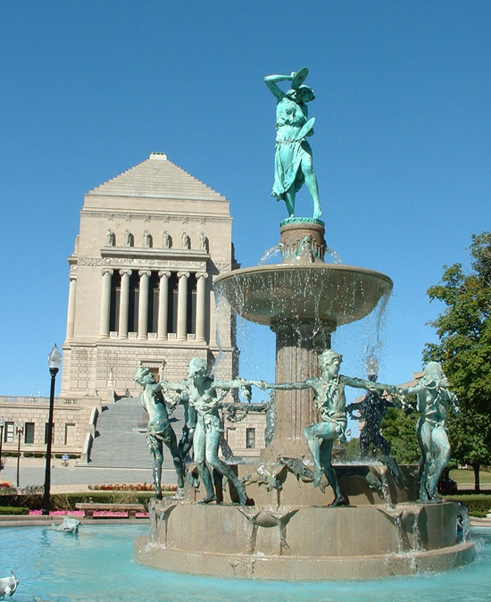 Fountain and War Memorial